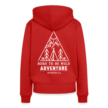 Women’s Premium Hiking/Walking Hoodie - red