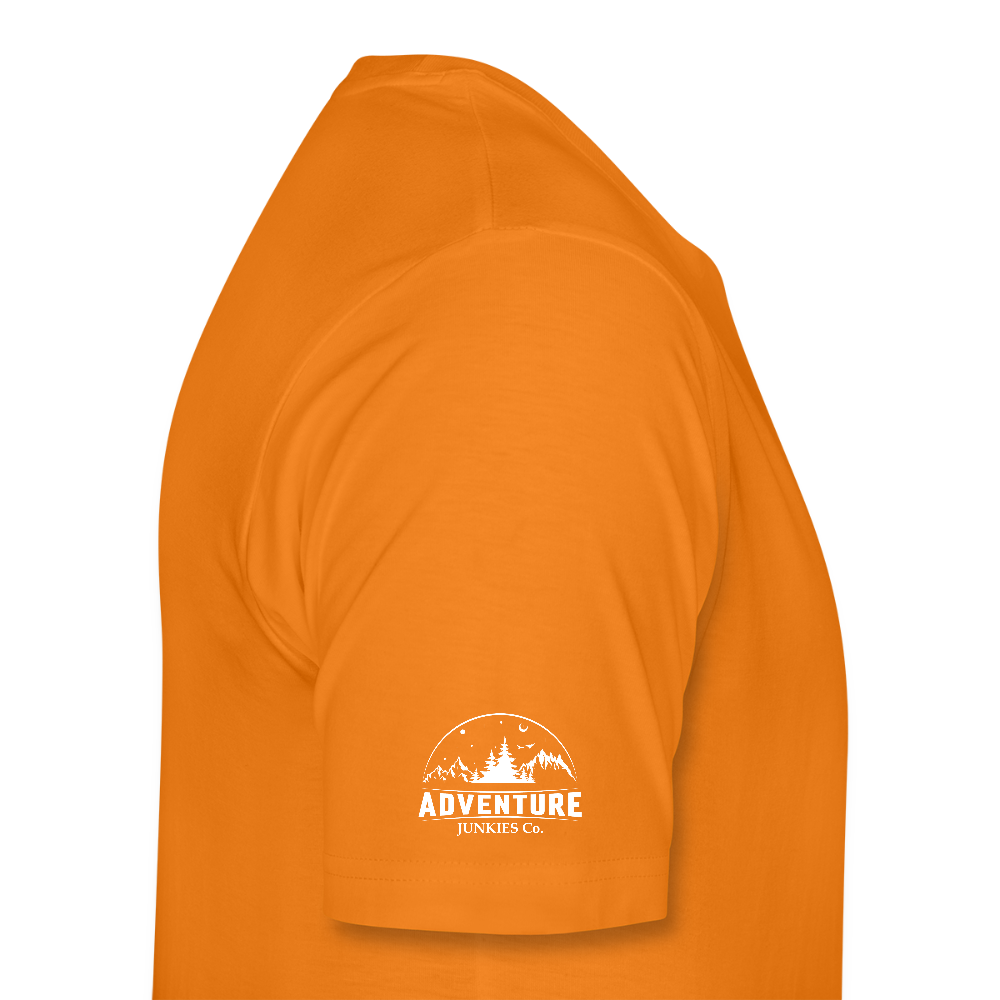 Men’s T-Shirt Front Design Not All that Wander - orange