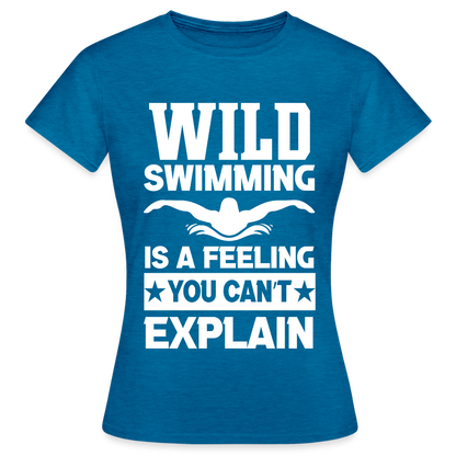 Women's Water Adventure  T-Shirt - antique blue sapphire heather