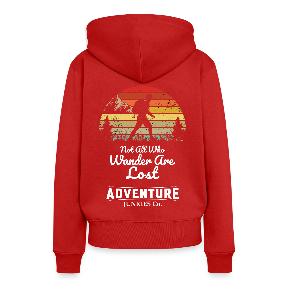 Women’s Premium Hiking/Walking Hoodie - red