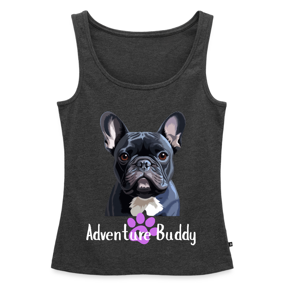Women’s Premium Tank Top  {Customise Breed & Paw } - heather anthracite