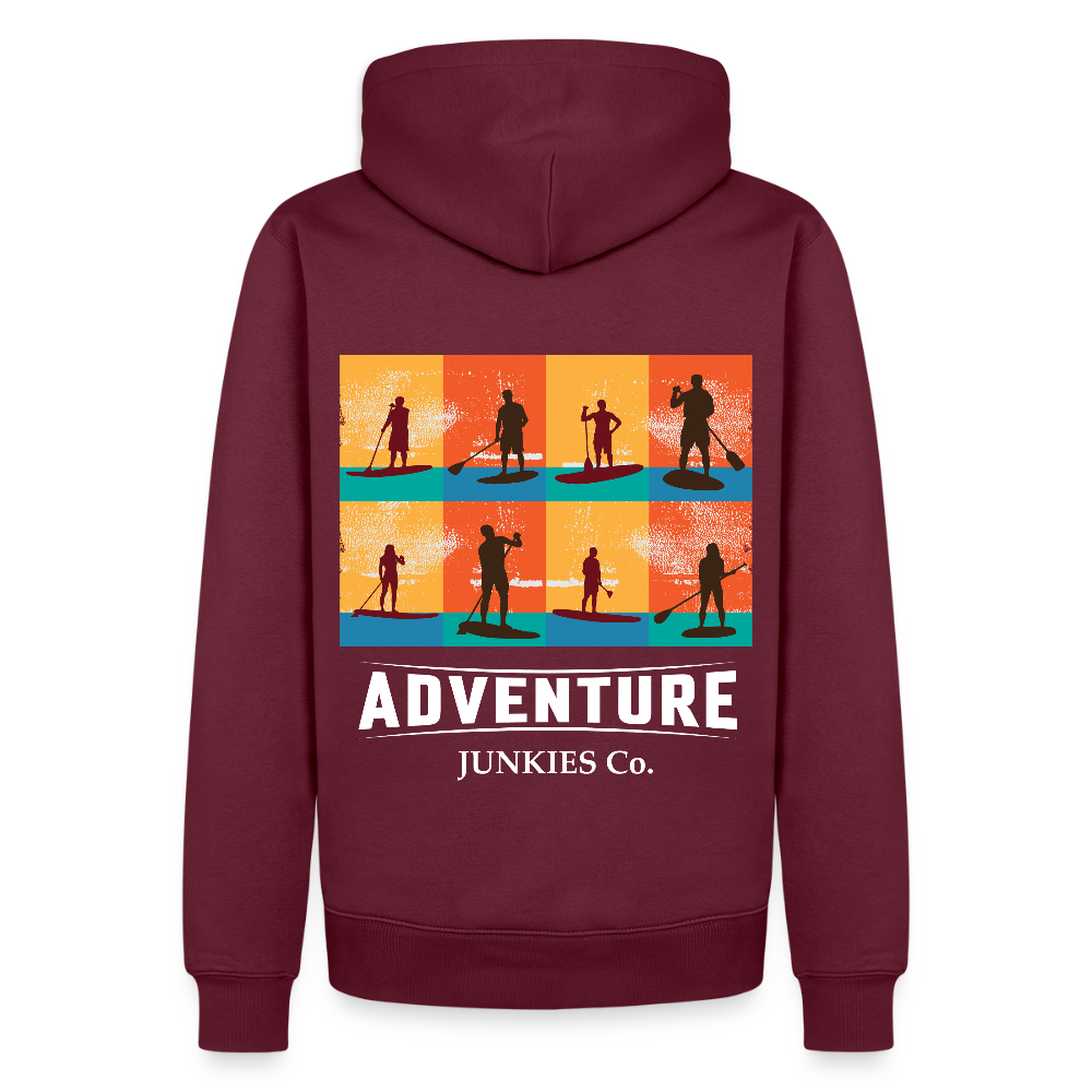 Men’s Premium Water Fun Hoodie - burgundy
