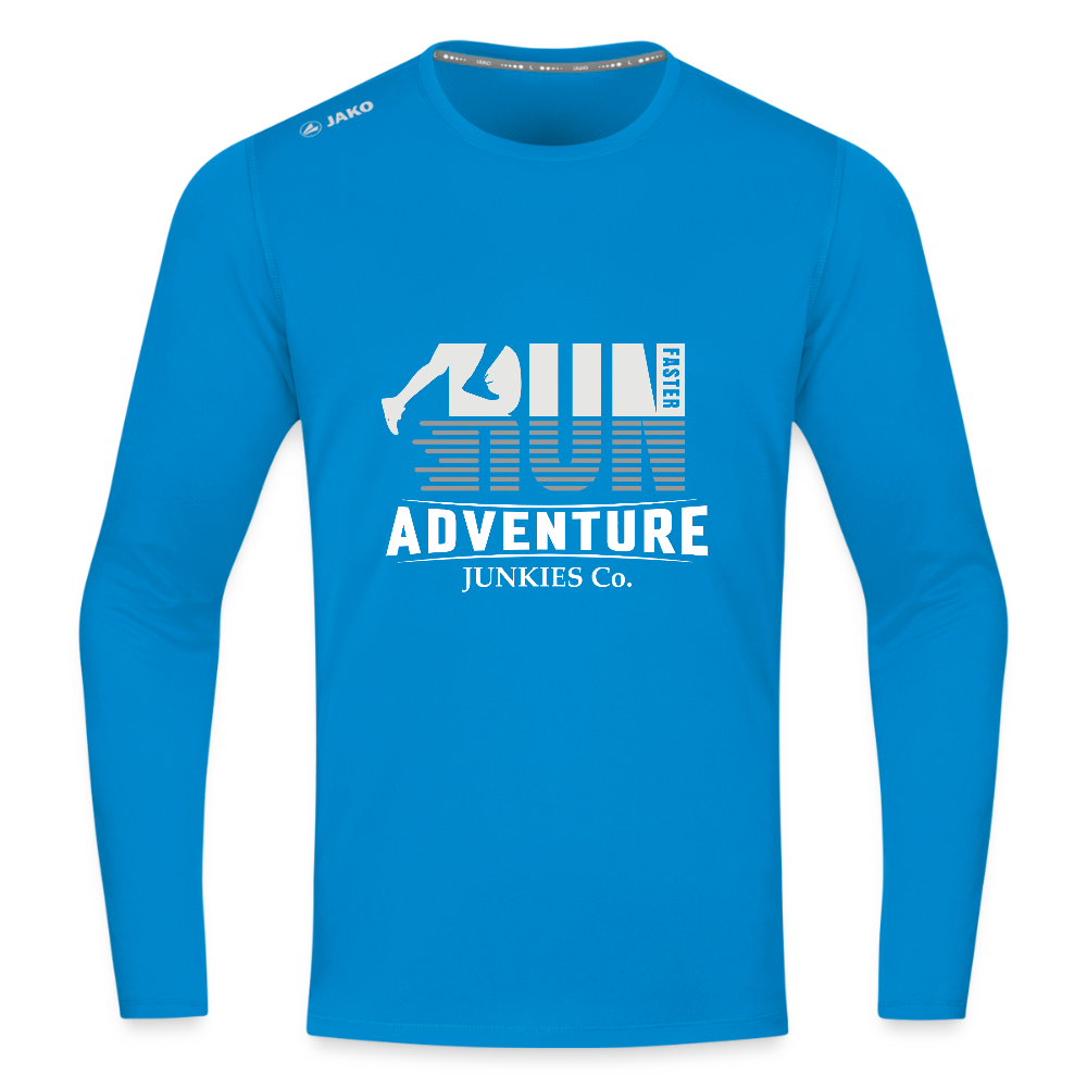 Long Sleeve Breathable Running Top - sapphire blue