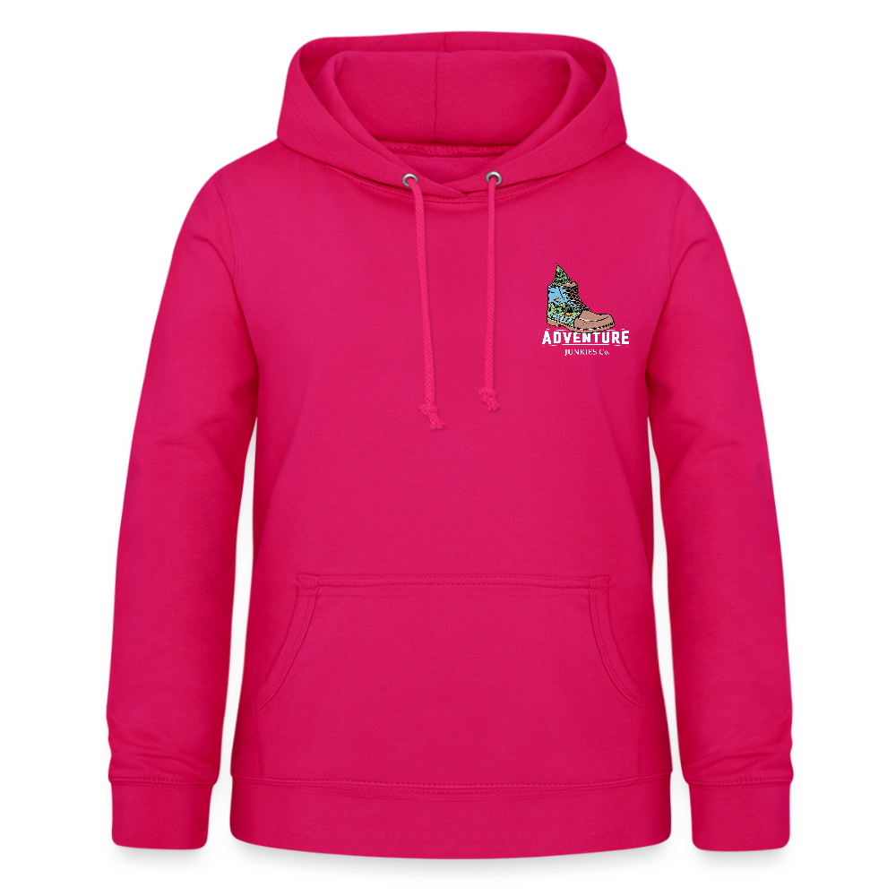 Women's Camping Hoodie - dark pink