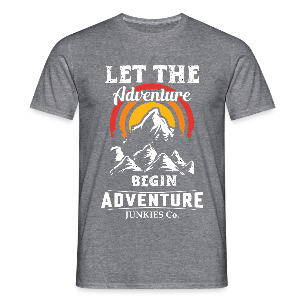 Men's Hiking & Walking T-Shirt - graphite heather