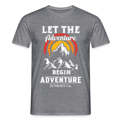 Men's Hiking & Walking T-Shirt - graphite heather