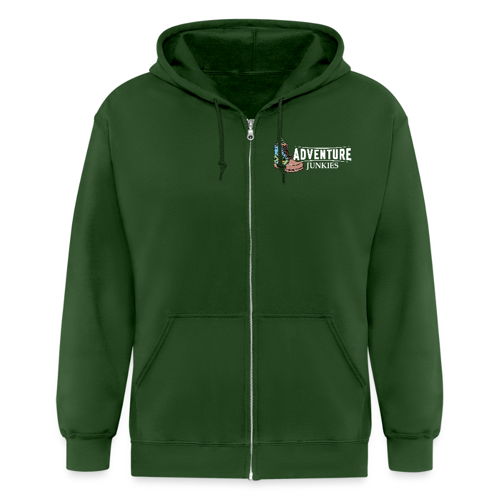 Adult Unisex Heavyweight Hooded Jacket - forrest