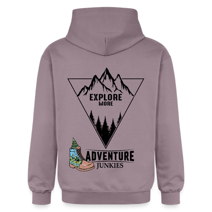 Adult Unisex  Midweight Hoodie - purple-grey 