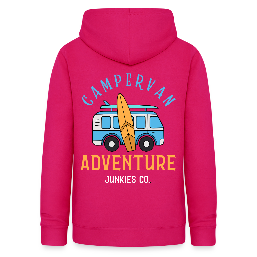 Women's Camping Hoodie - dark pink