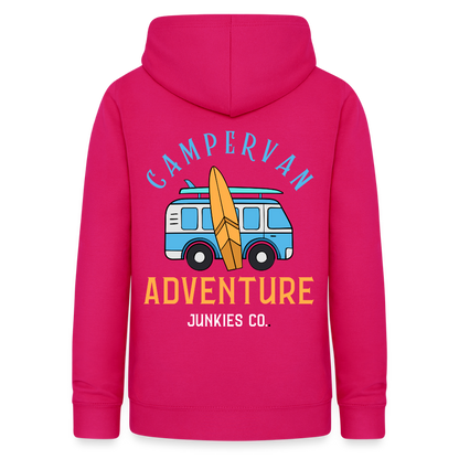 Women's Camping Hoodie - dark pink