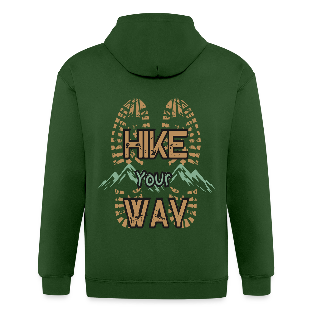 Adult Unisex Heavyweight Hooded Jacket - forrest