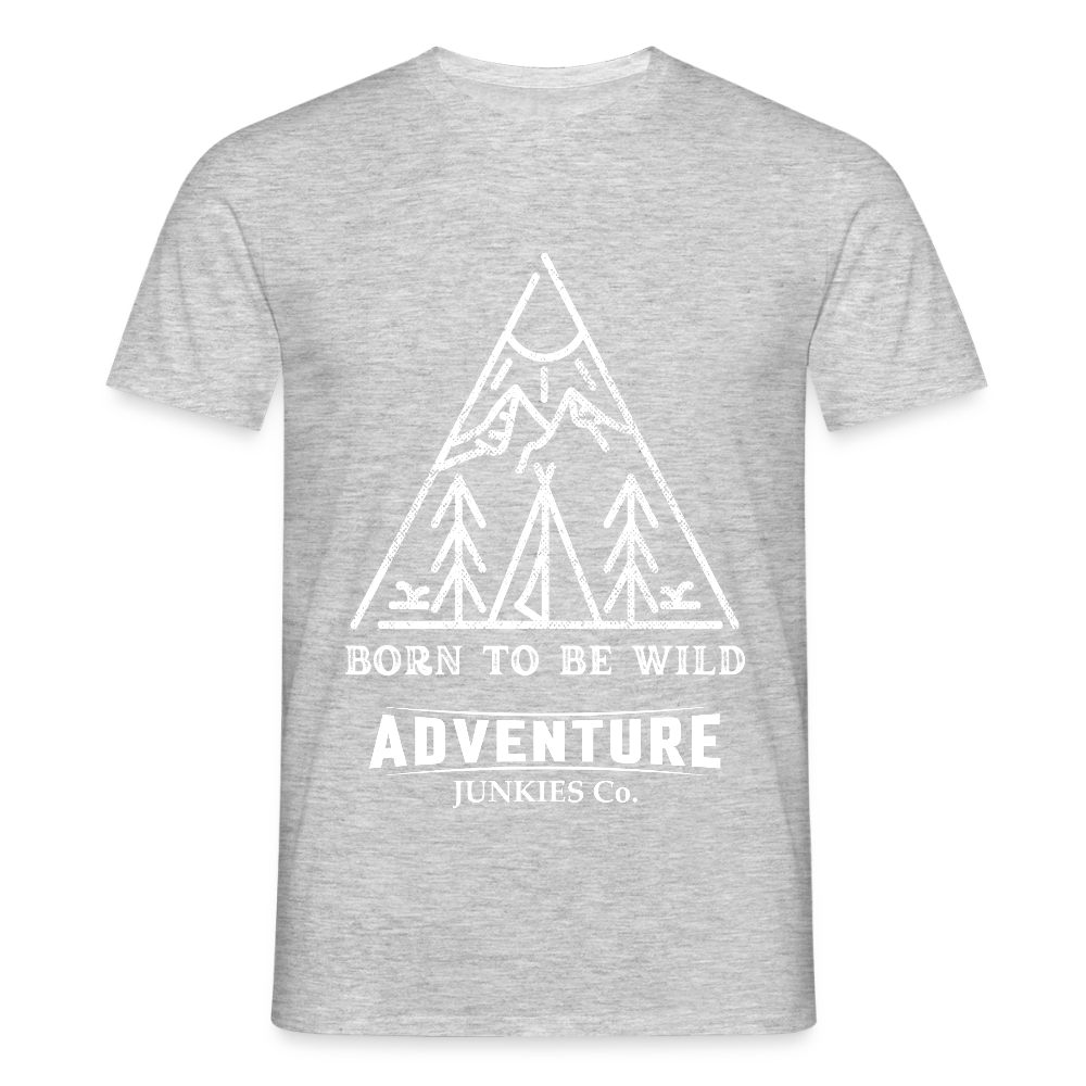 Men's Hiking & Walking T-Shirt - heather grey
