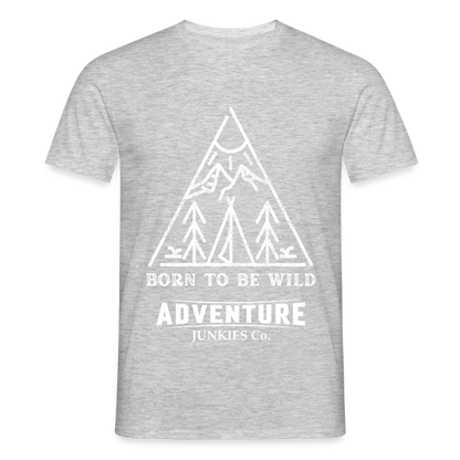 Men's Hiking & Walking T-Shirt - heather grey