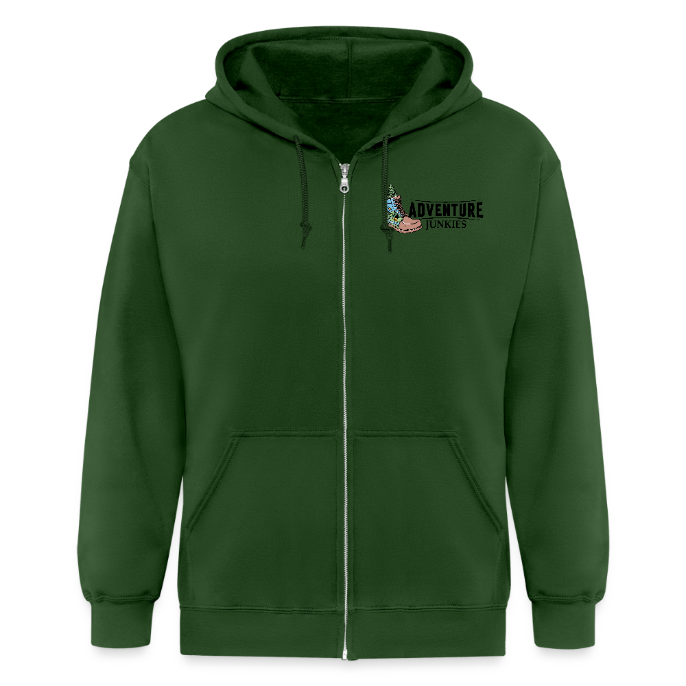 Adult Unisex Heavyweight Hooded Jacket - forrest