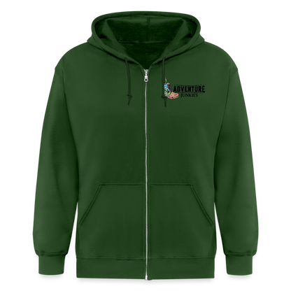 Adult Unisex Heavyweight Hooded Jacket - forrest