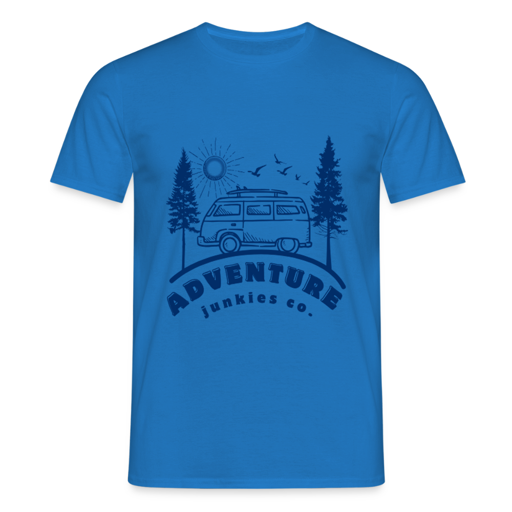 Men's Camping T-Shirt - royal blue