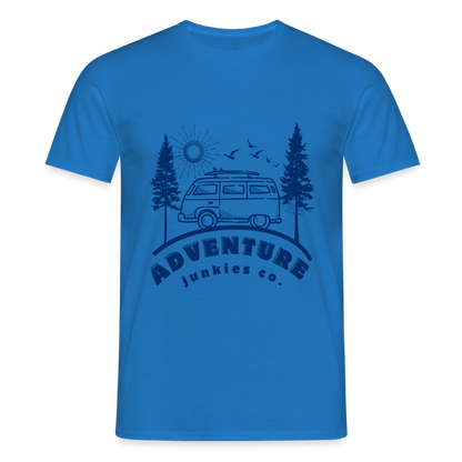 Men's Camping T-Shirt - royal blue
