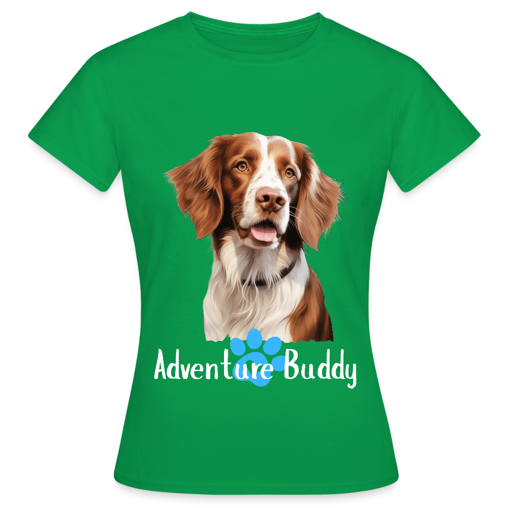 Women's T-Shirt   {Customise Breed & Paw } - kelly green