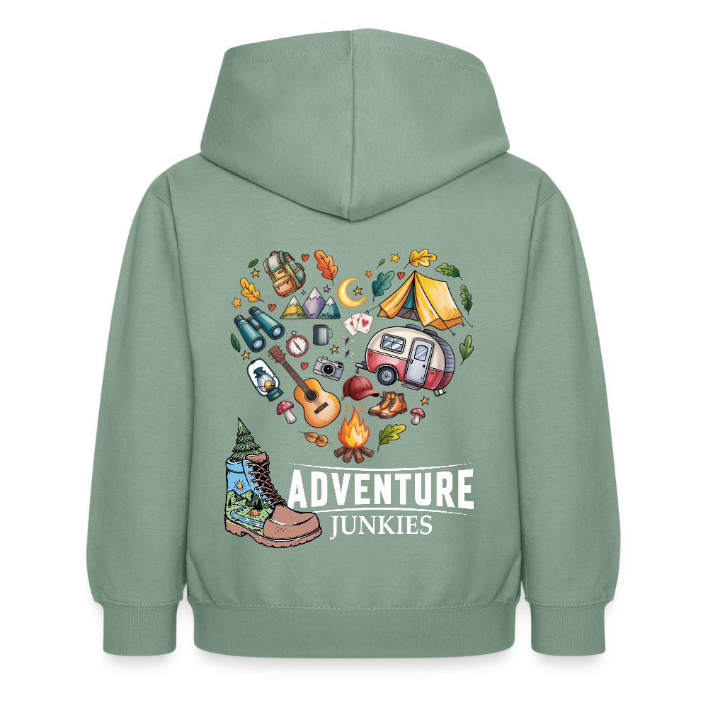 Children's Hoodie - steel green