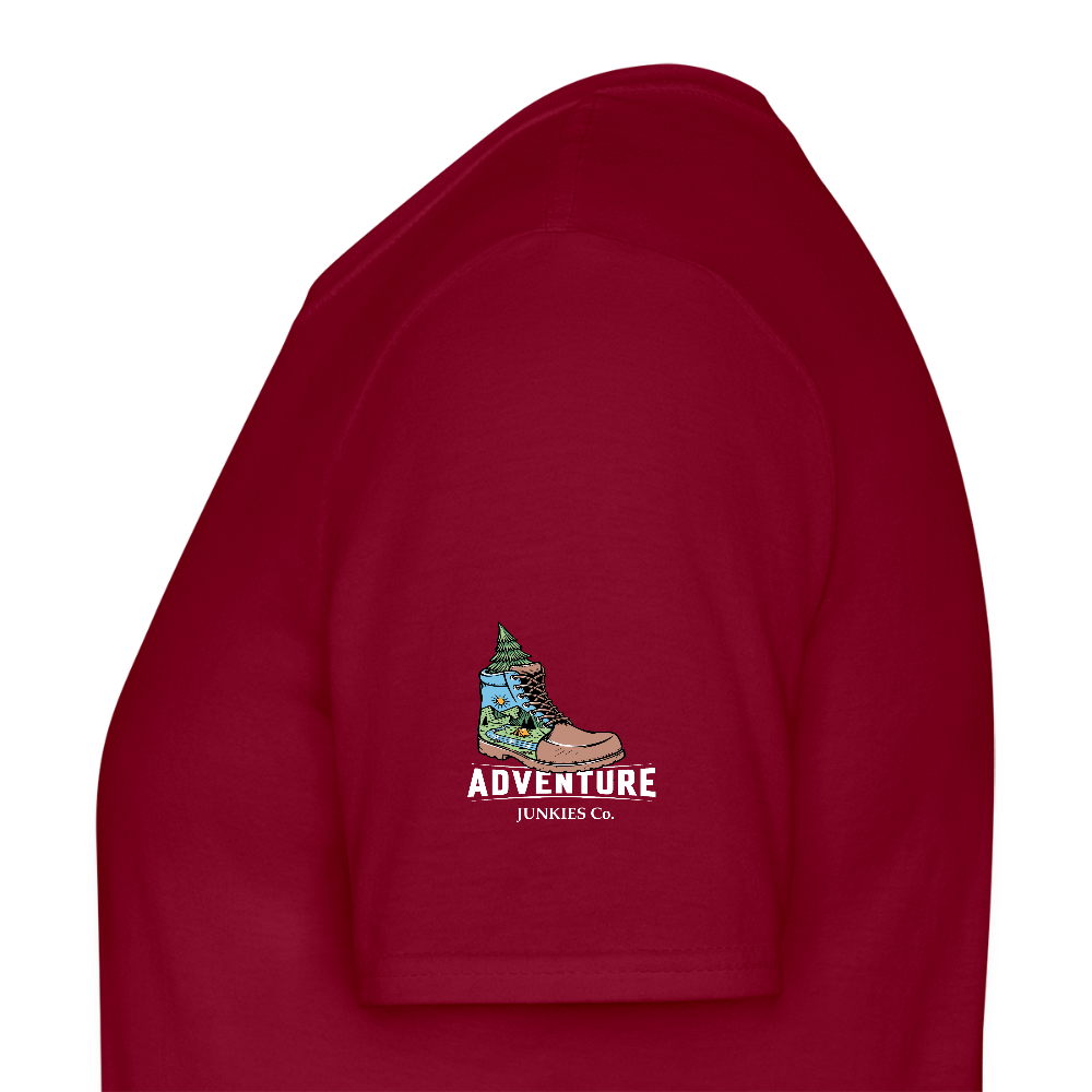 Men's T-Shirt Water Adventures - brick red