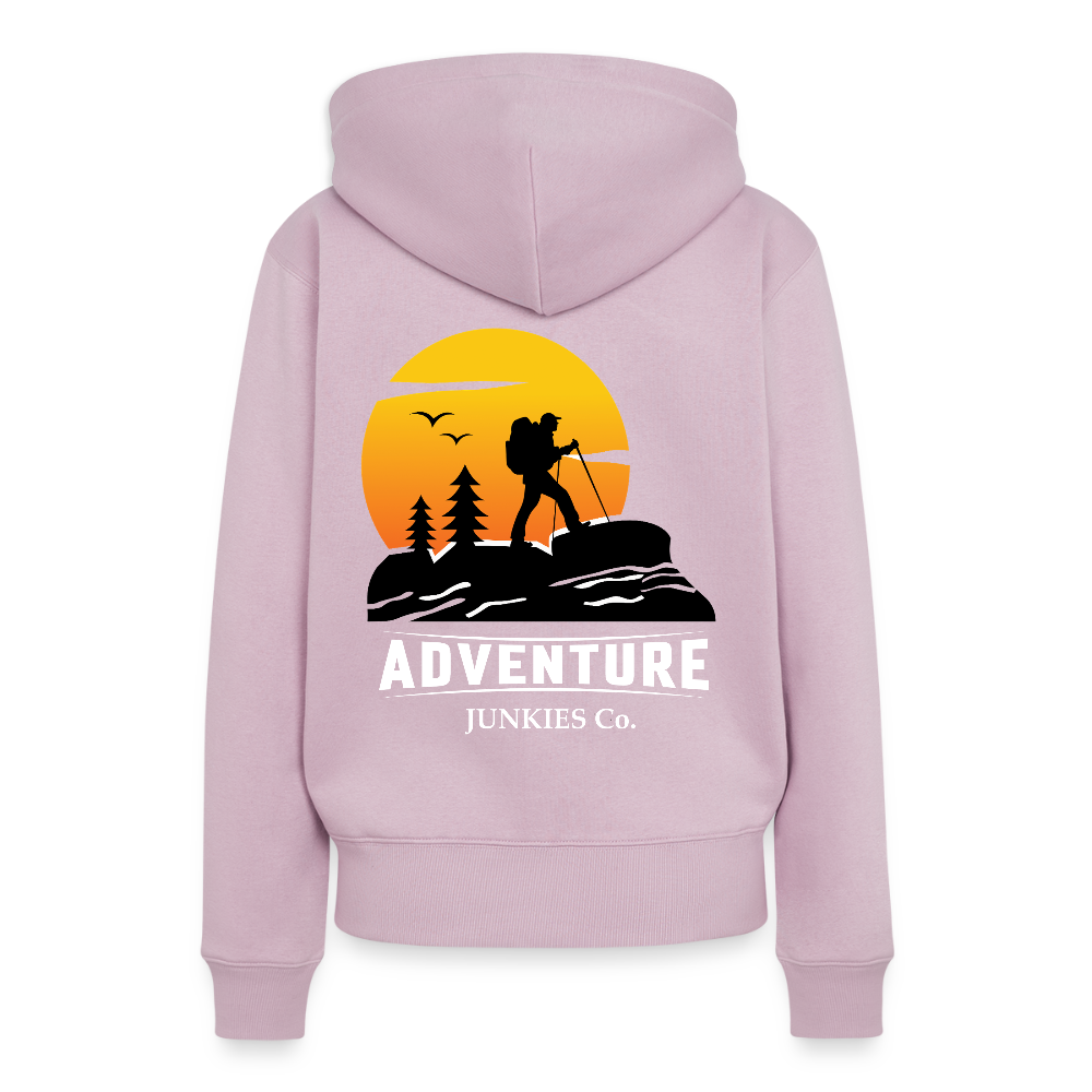 Women’s Premium Hiking/Walking Hoodie - dusky pink