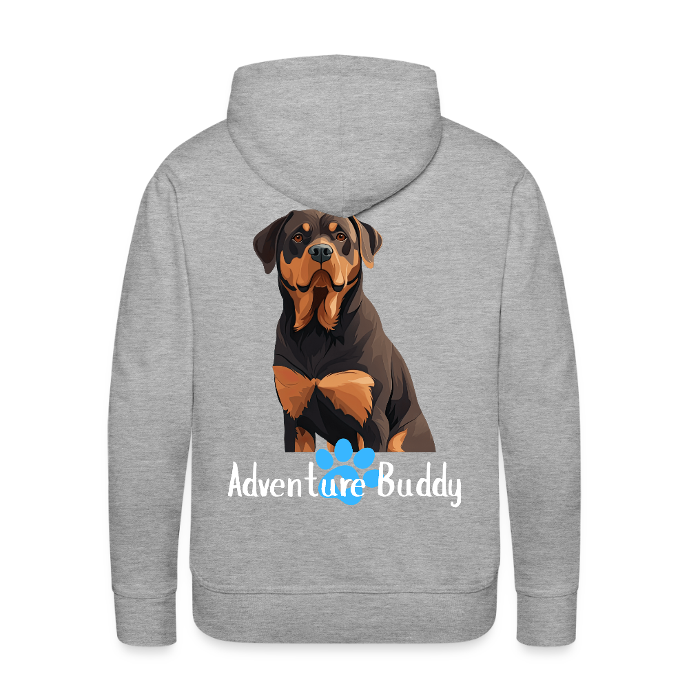 Men’s Premium pet Hoodie - heather grey