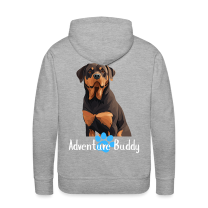 Men’s Premium pet Hoodie - heather grey