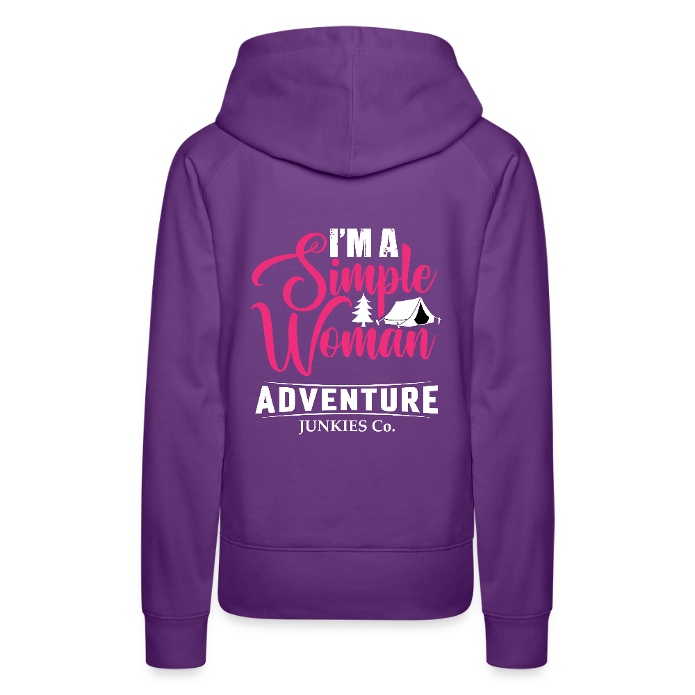 Women’s Premium Hoodie Purple - purple