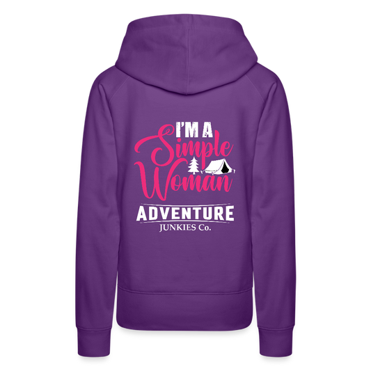 Women’s Premium Hoodie Purple - purple
