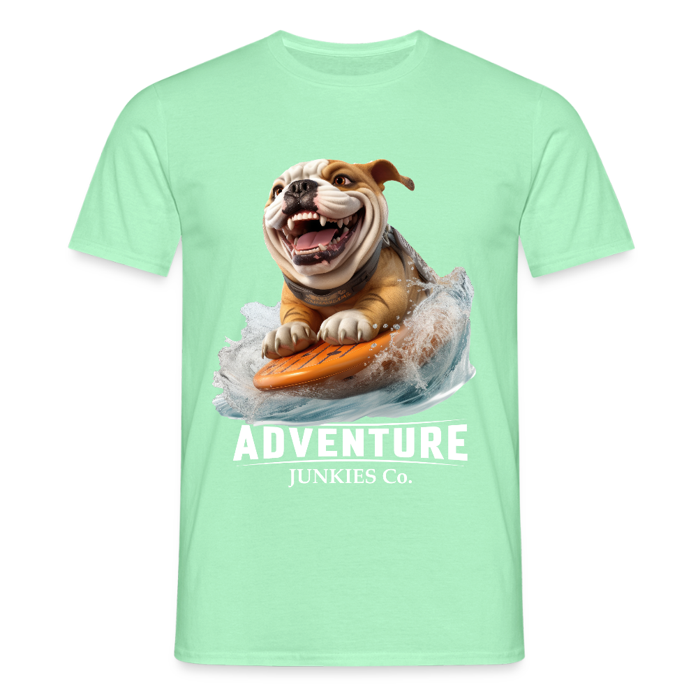 Men's T-Shirt water - mint green