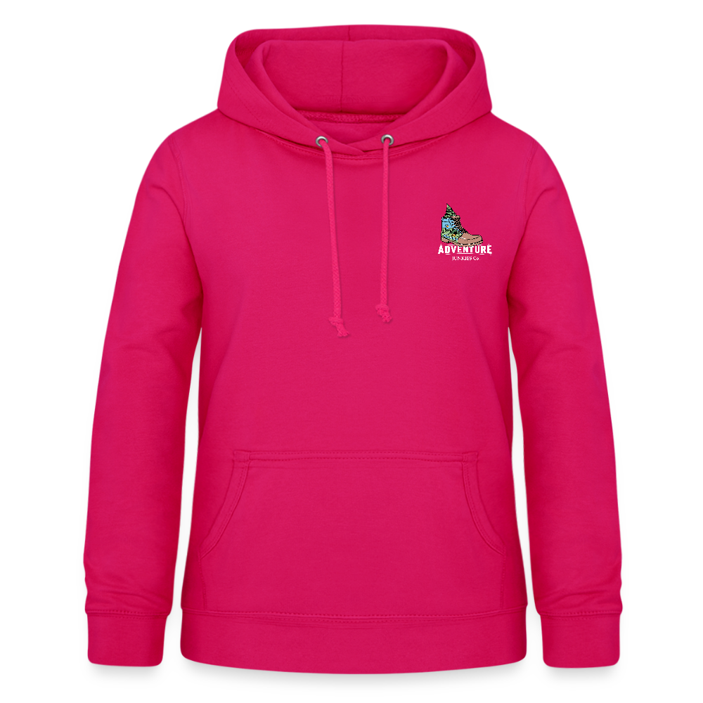 Women's Camping Hoodie - dark pink