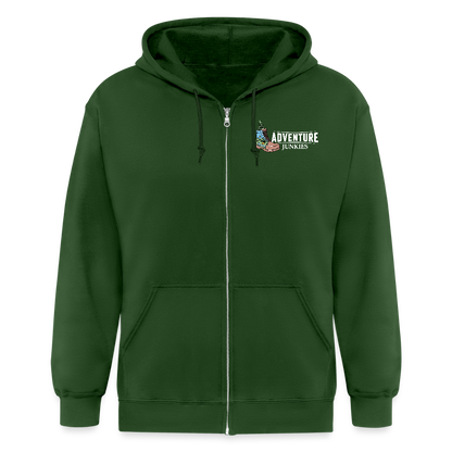Adult Unisex  Heavyweight Hooded Jacket   {Customise Breed & Paw } - forrest