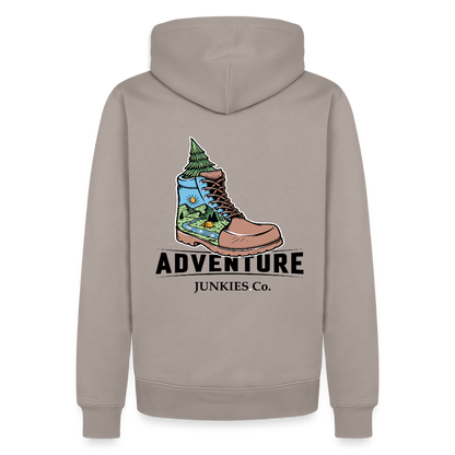 Men’s Premium Hiking/Walking  Hoodie - taupe