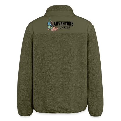 RELAXED FIT Unisex sherpa jacket - khaki