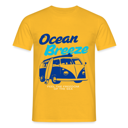 Men's Camping T-Shirt - yellow