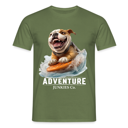 Men's T-Shirt water - military green