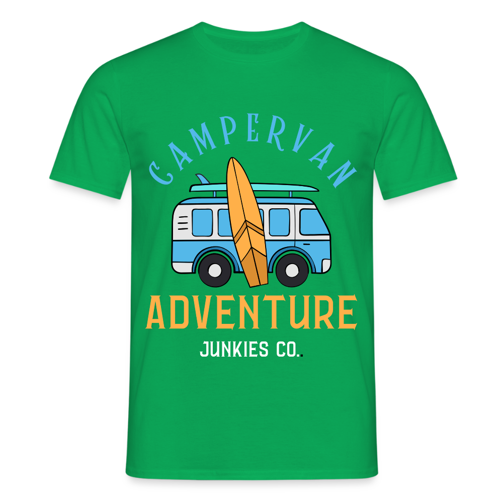 Men's Camping T-Shirt - kelly green