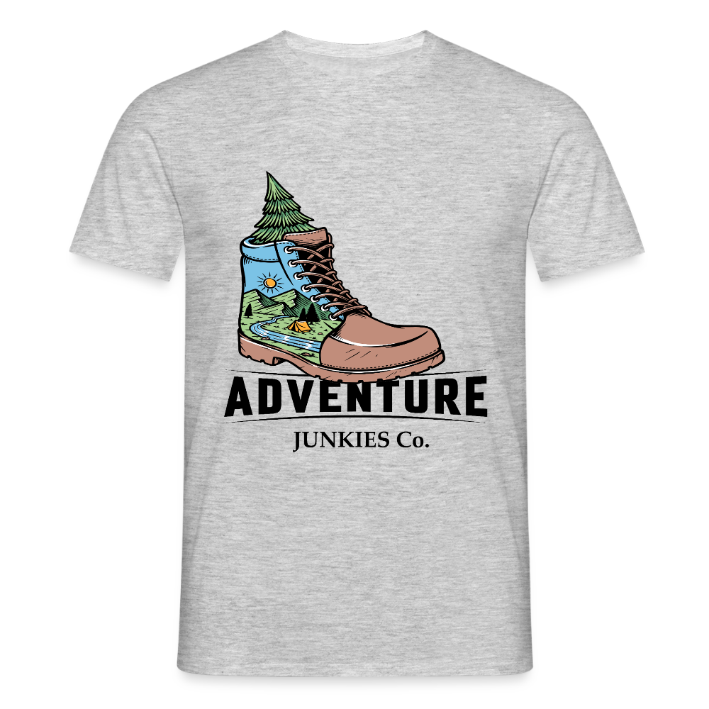 Men's Hiking & Walking  T-Shirt - heather grey