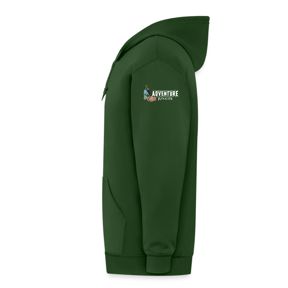 Adult Unisex  Heavyweight Hooded Jacket - forrest