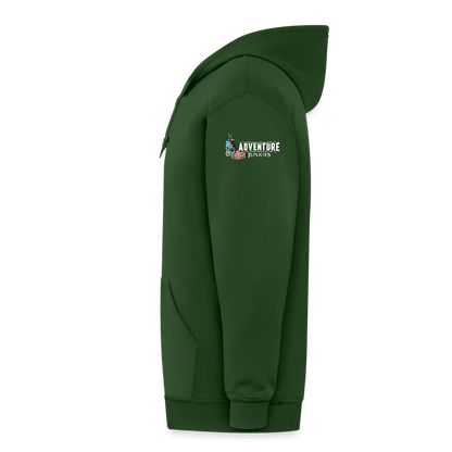 Adult Unisex  Heavyweight Hooded Jacket - forrest