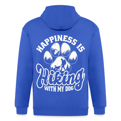 Unisex Heavyweight Hooded Jacket - royal blue