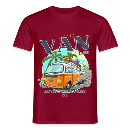 Men's  Camping T-Shirt - brick red