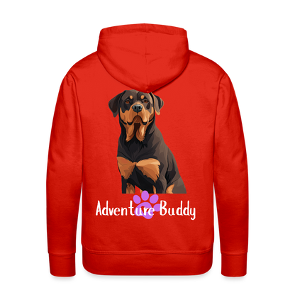 Men’s Premium Pet Girl Hoodie - red