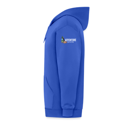 Adult Unisex Heavyweight Hooded Jacket - royal blue
