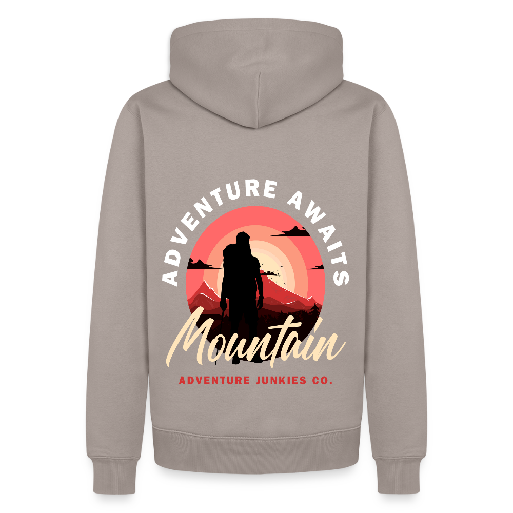 Men’s Premium Hiking / Walking  Hoodie - taupe