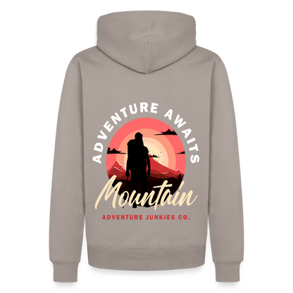 Men’s Premium Hiking / Walking  Hoodie - taupe