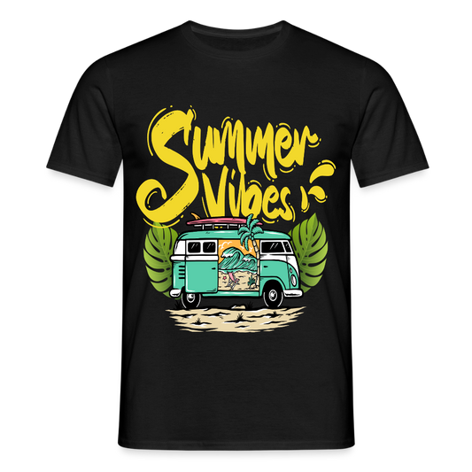 Men's Camping  T-Shirt - black