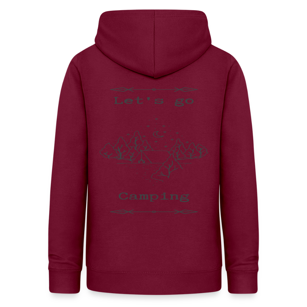 Women's Camping  Hoodie - bordeaux