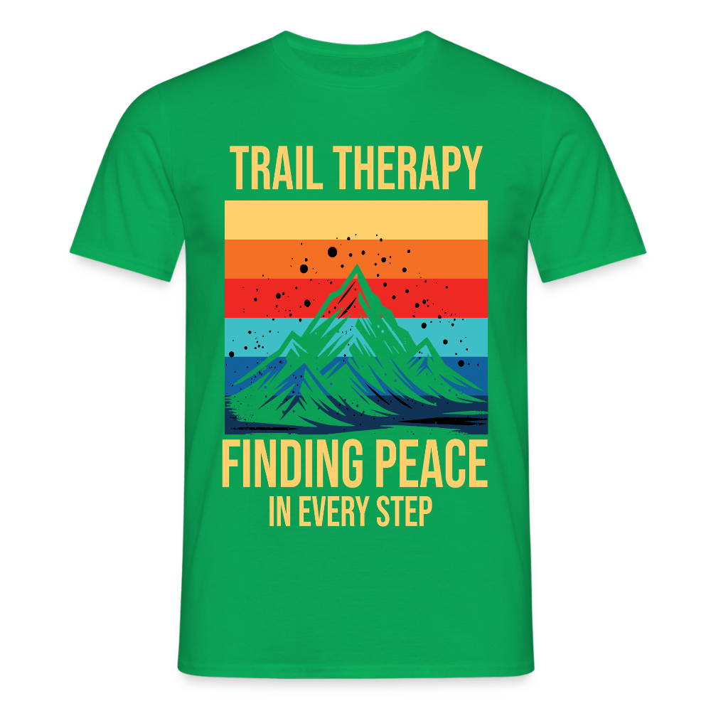 Men's Hiking & Walking T-Shirt - kelly green
