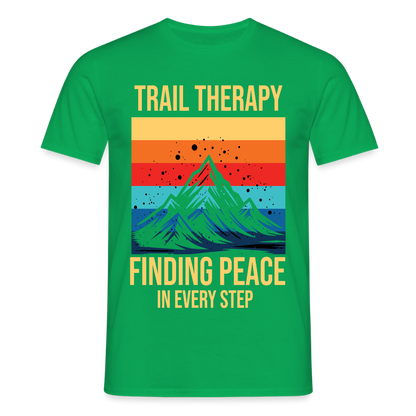 Men's Hiking & Walking T-Shirt - kelly green